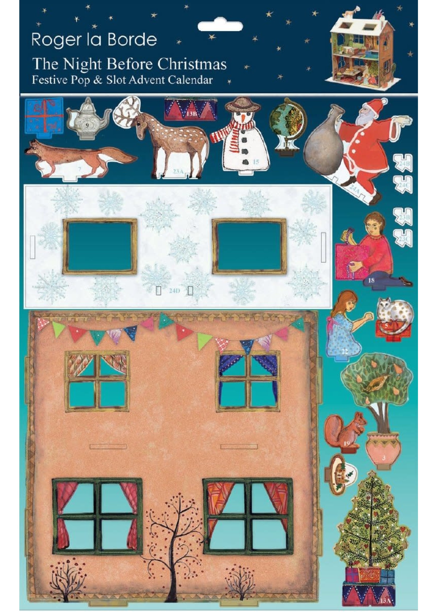 Roger la Borde Pop and Slot The Night Before Christmas Advent Calendar