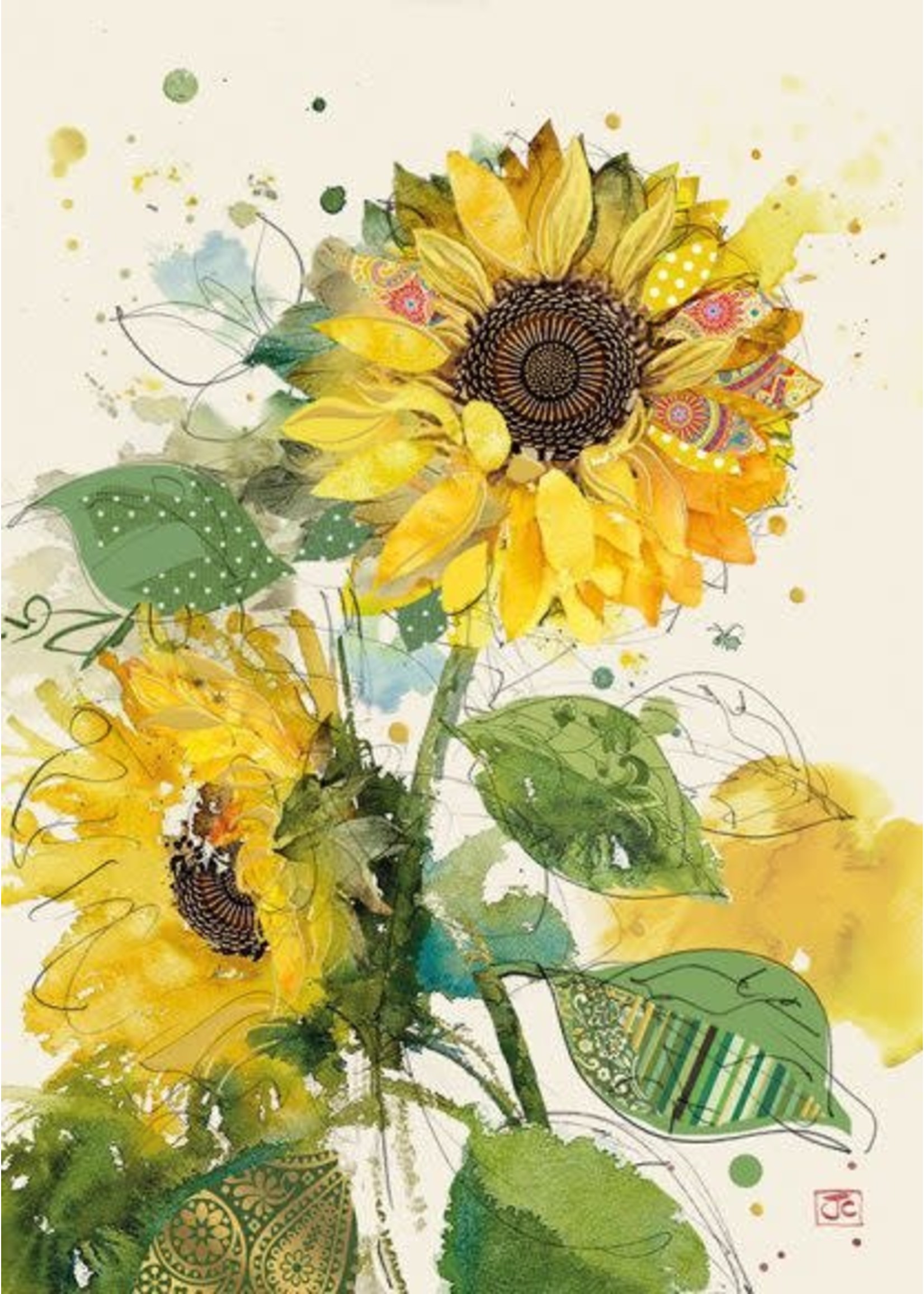 Bug Art Sunflowers