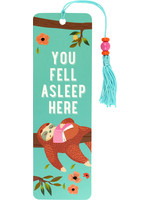 Peter Pauper Press Beaded Bookmark: You fell asleep here