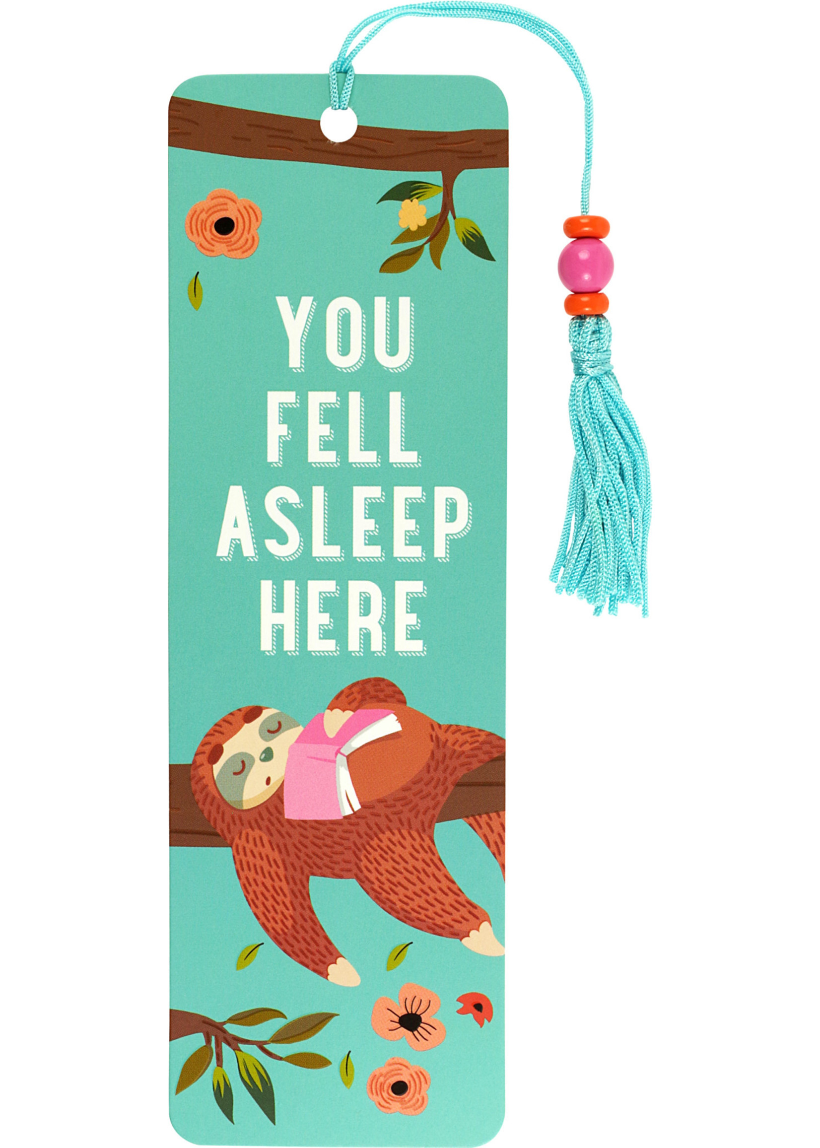 Peter Pauper Press Beaded Bookmark: You fell asleep here