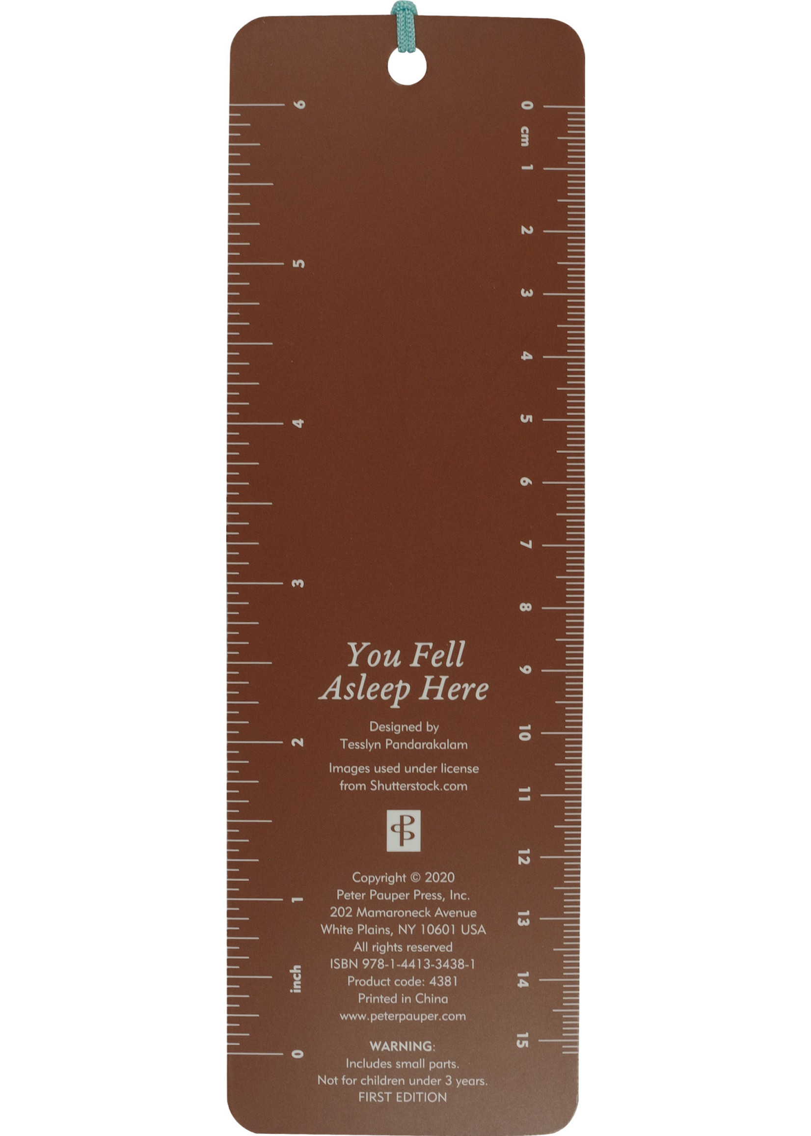 Peter Pauper Press Beaded Bookmark: You fell asleep here