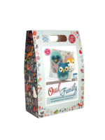 The Crafty Kit Co. Owl Family Needle Felting Kit