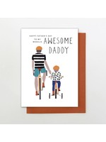 Stop the Clock Design Wheelie Awesome Daddy