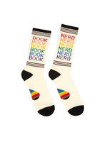 Out of Print Book Nerd Pride Adult Socks