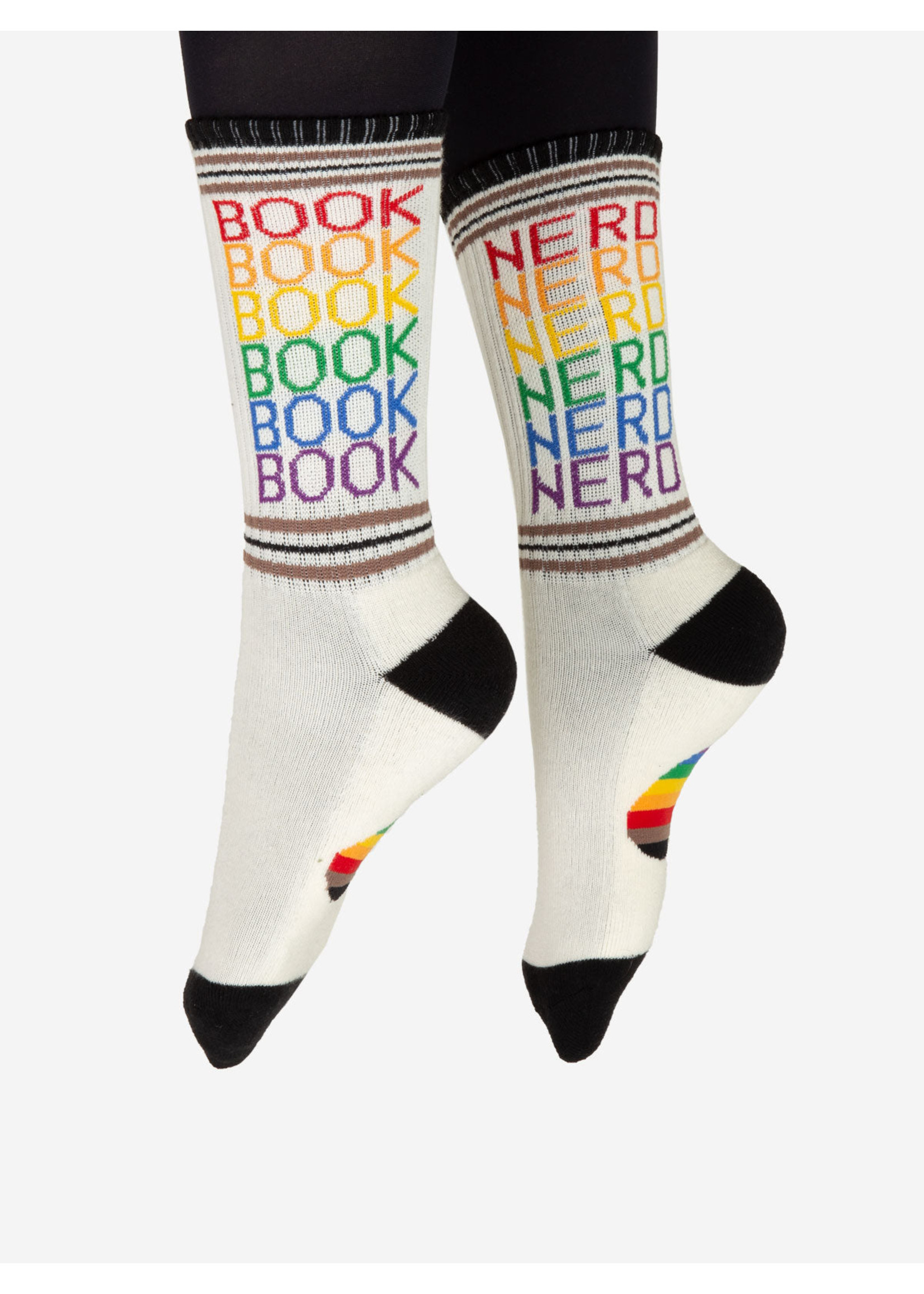 Out of Print Book Nerd Pride Adult Socks