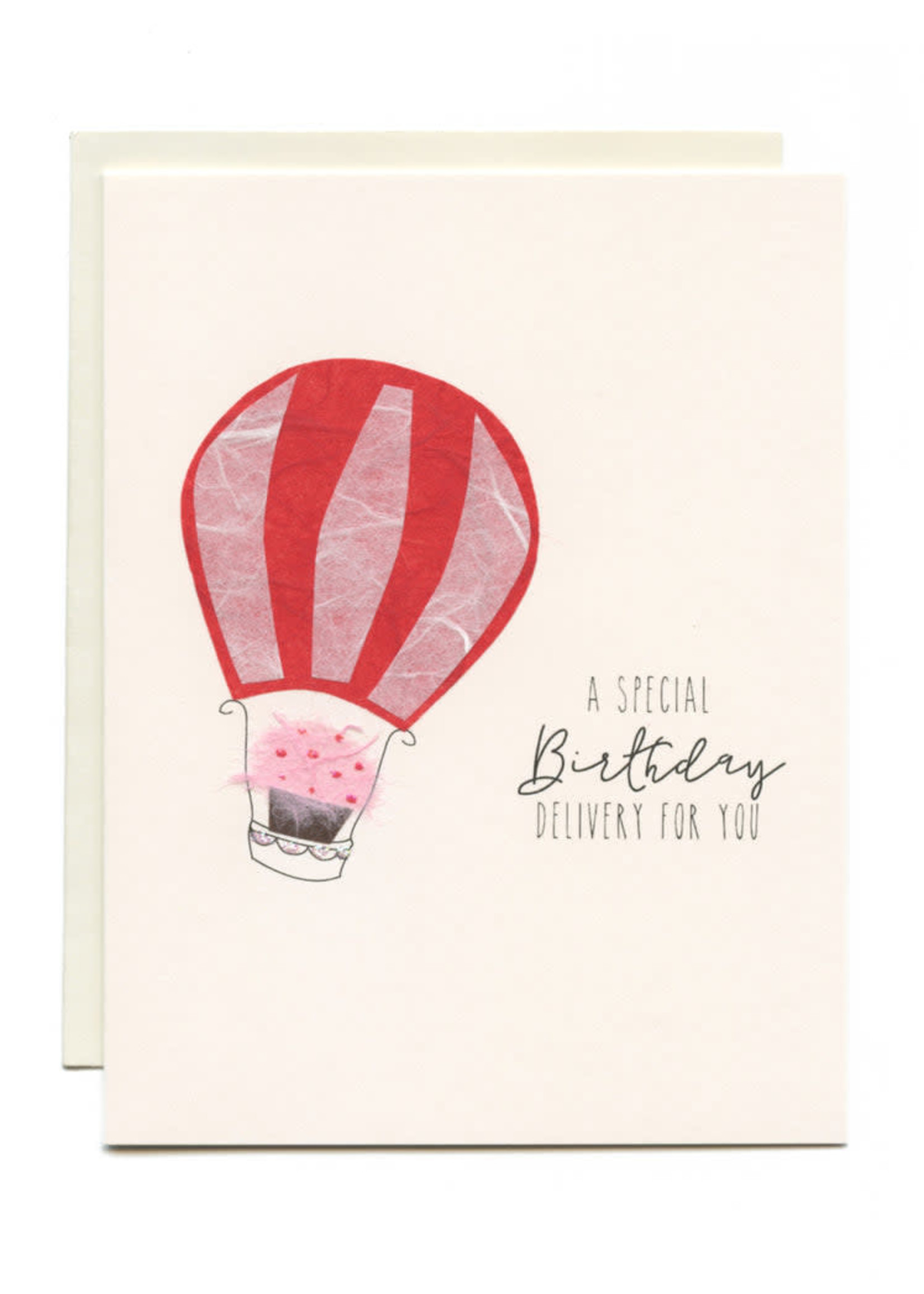 Flaunt Birthday Delivery Air Balloon Card
