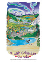 Beaver Pond Explore British Columbia Tea Towel