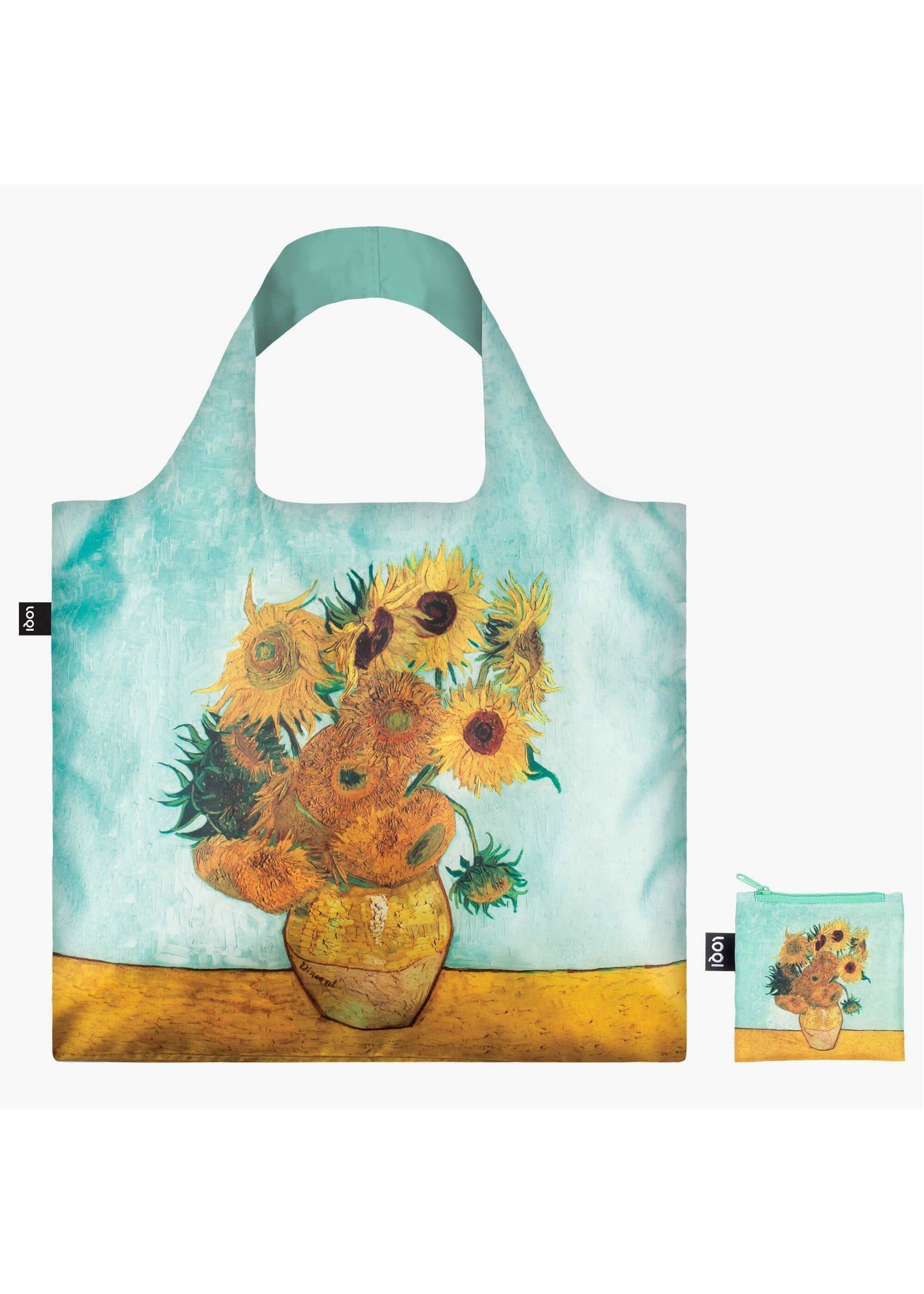 Loqi Vase with Sunflowers Reusable Bag
