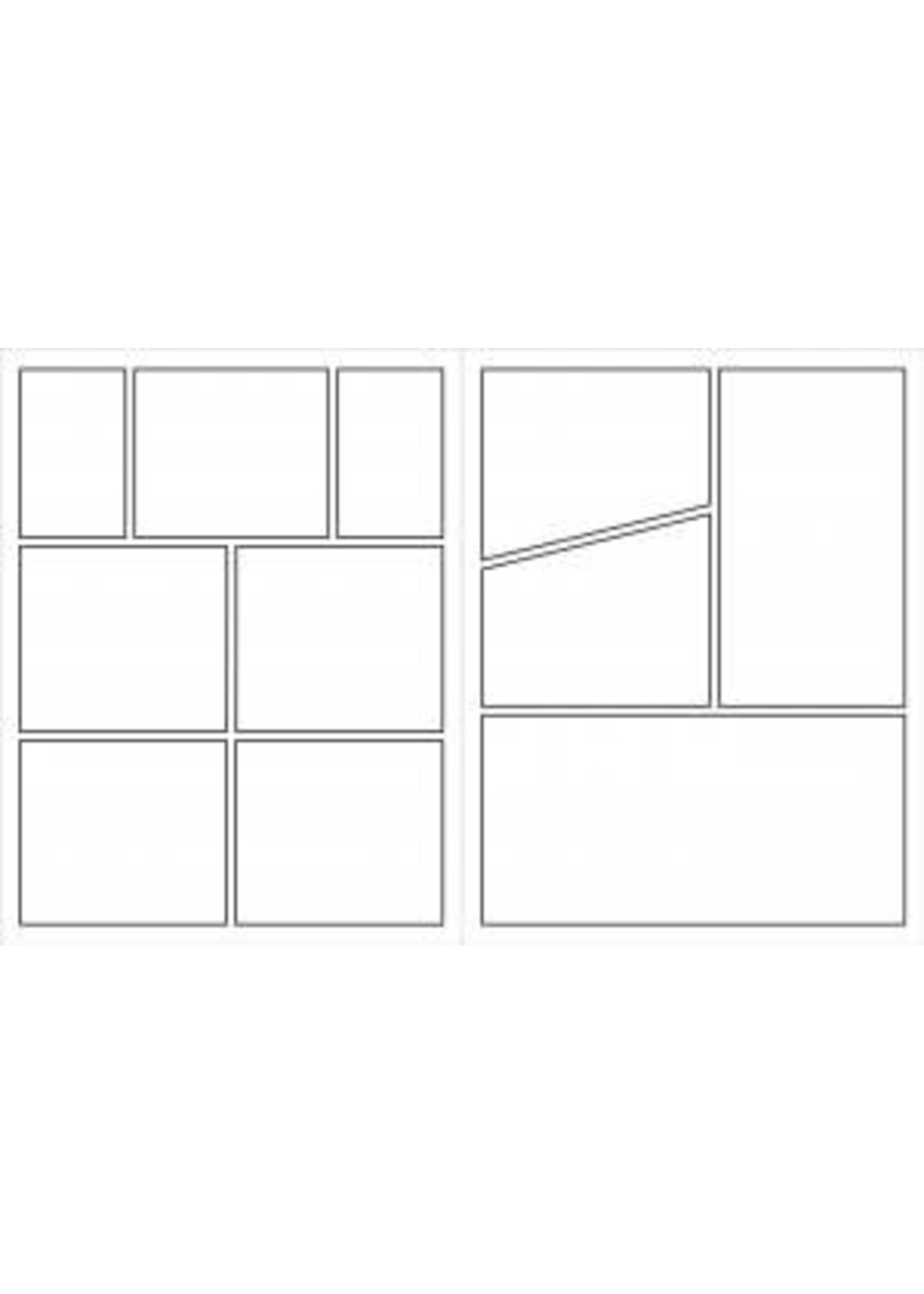 Peter Pauper Press Blank Comic Book (Stencil included)