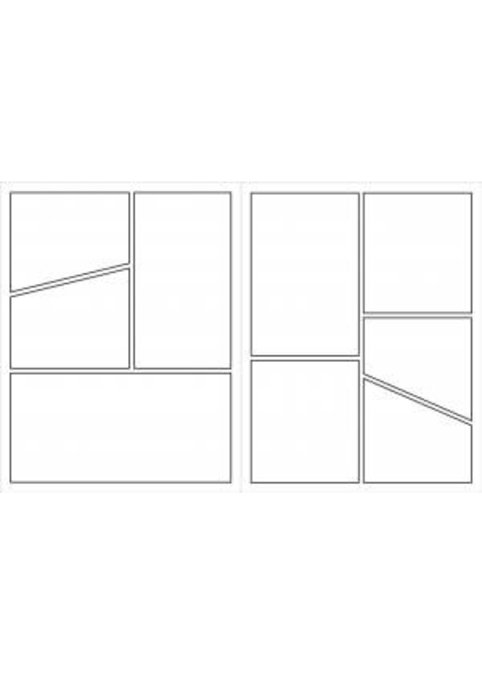 Peter Pauper Press Blank Comic Book (Stencil included)