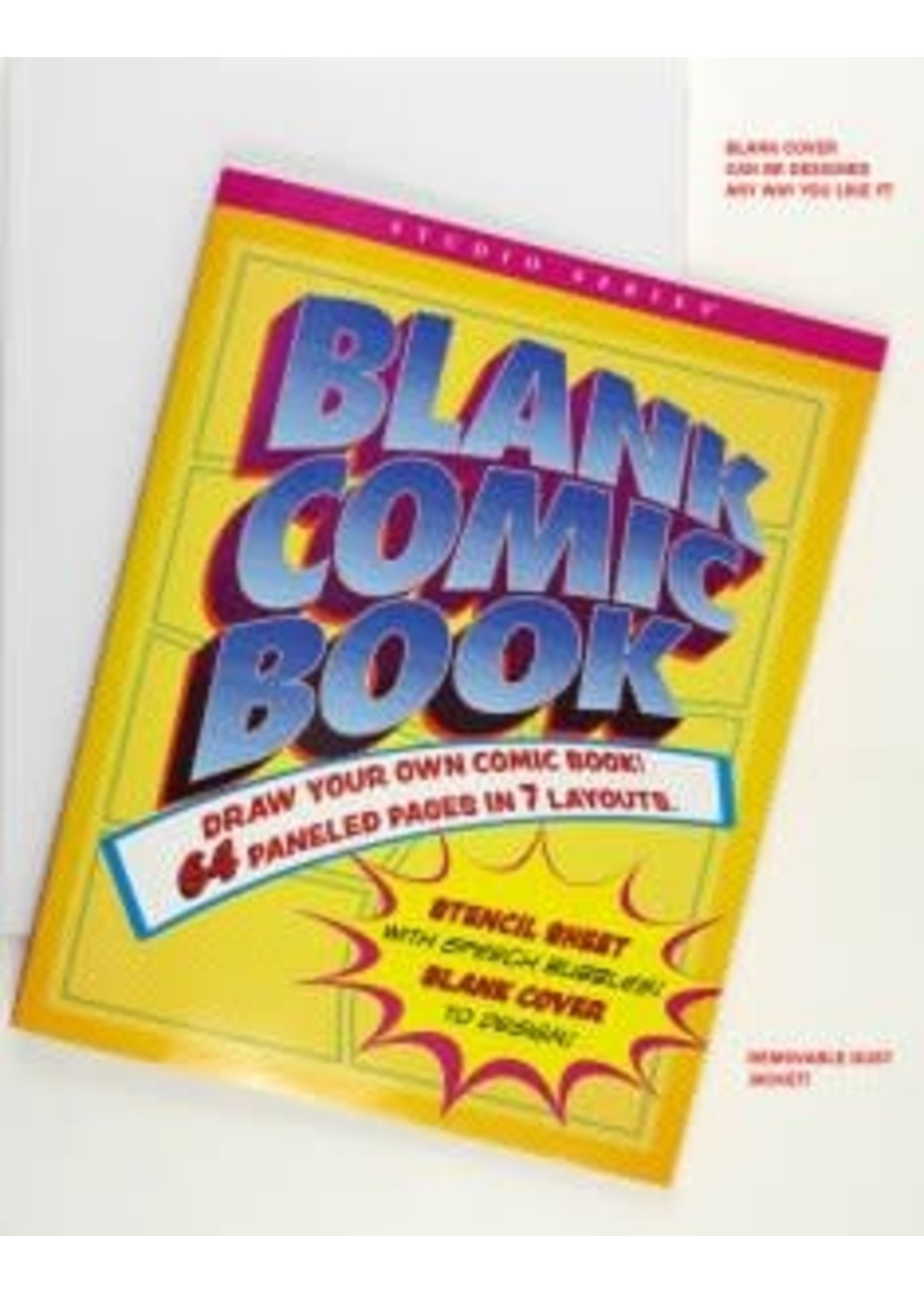 Peter Pauper Press Blank Comic Book (Stencil included)