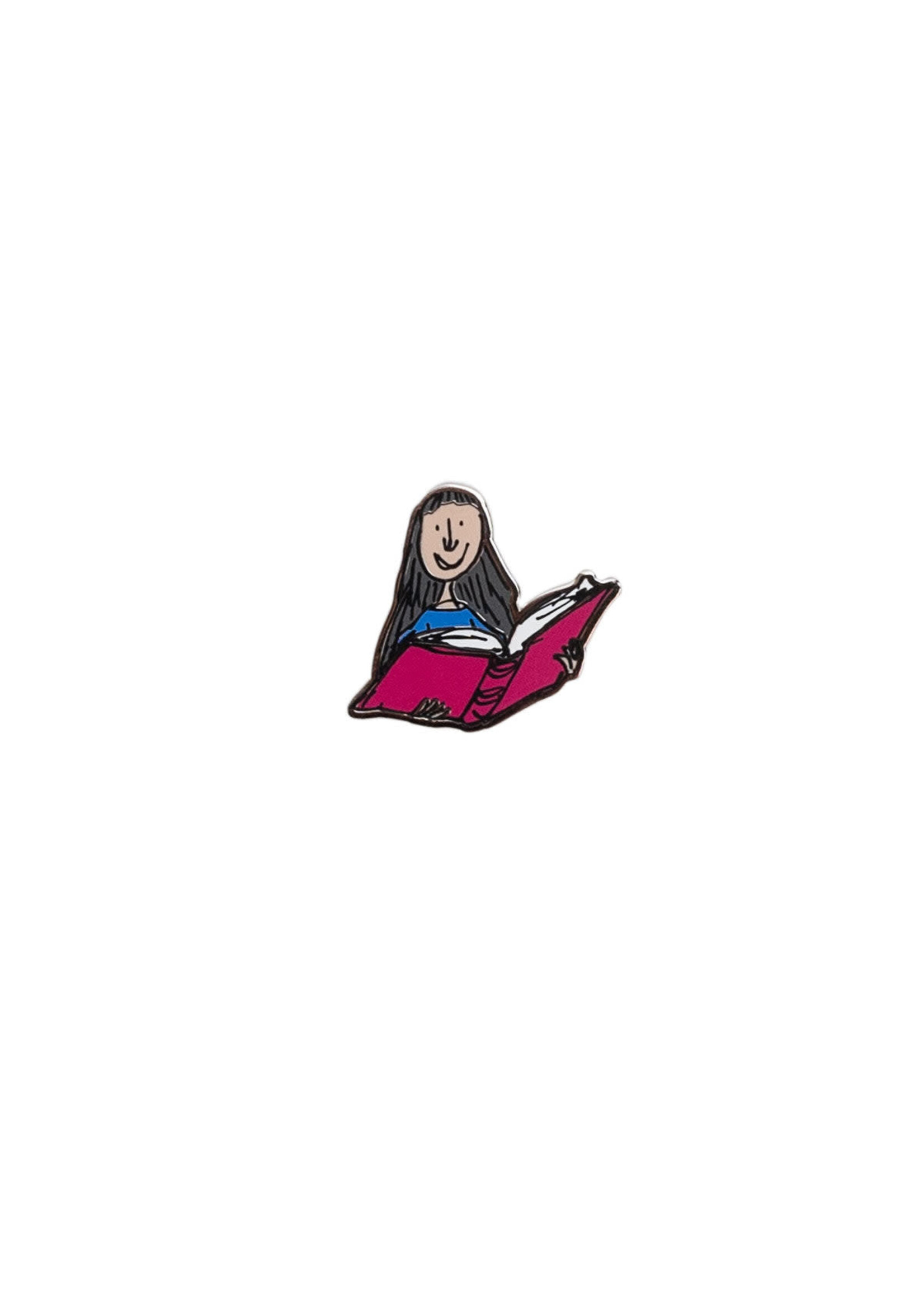 Out of Print Matilda Enamel Pin