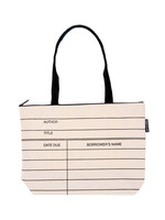 Out of Print Library Card Market Tote