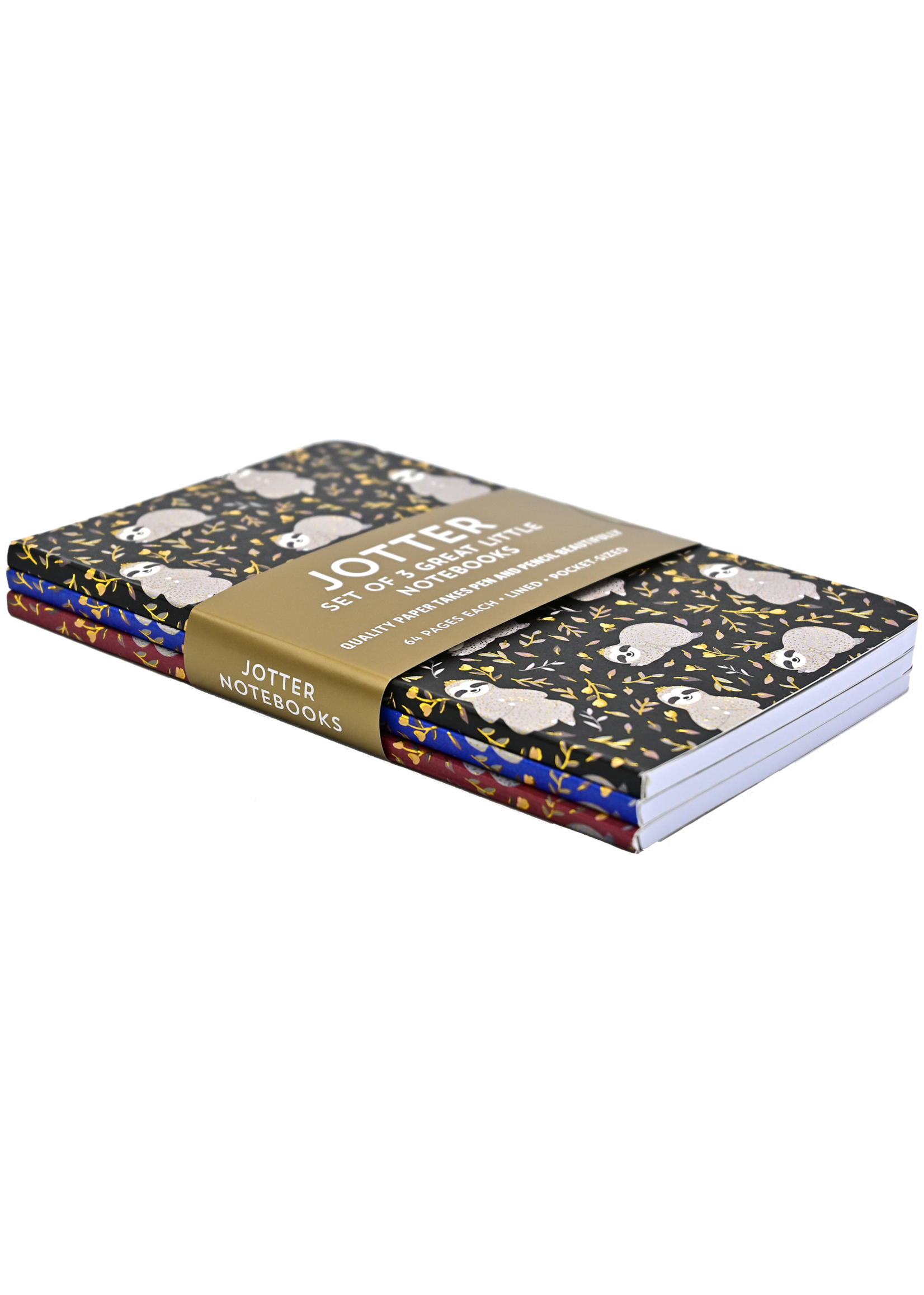 Peter Pauper Press Sloths Jotter Mini Notebooks