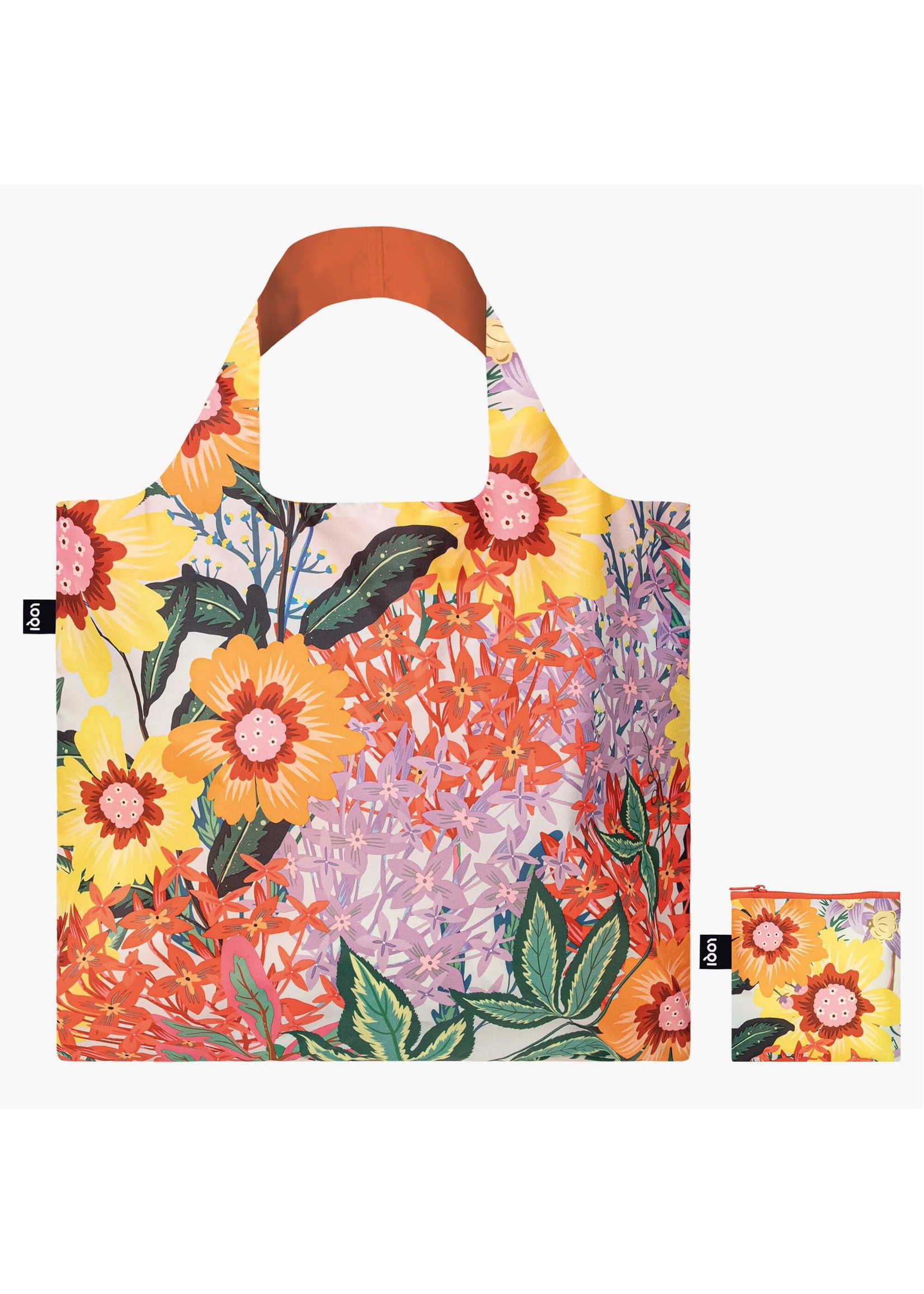 Loqi Thai Floral Reusable Bag