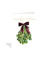 Halfpenny Mistletoe Christmas Greeting Card