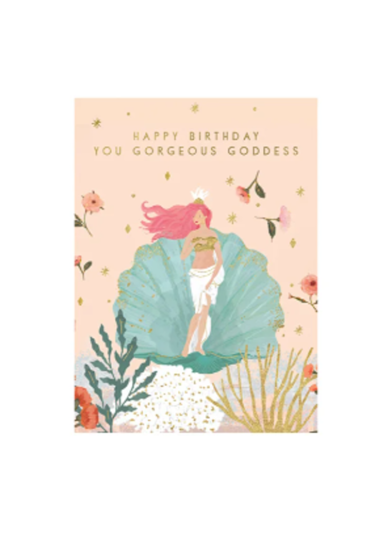 Calypso Cards Birthday Shell Goddess