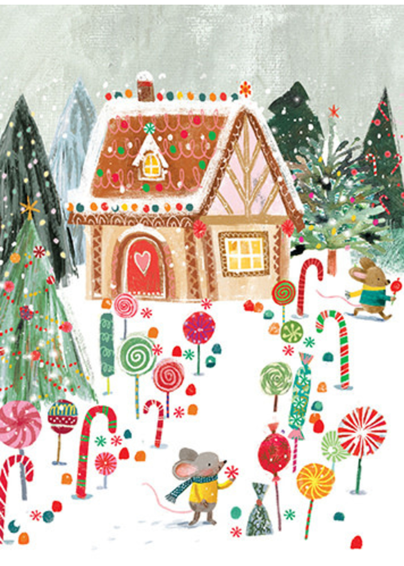 Calypso Cards Gingerbread House Greeting Card