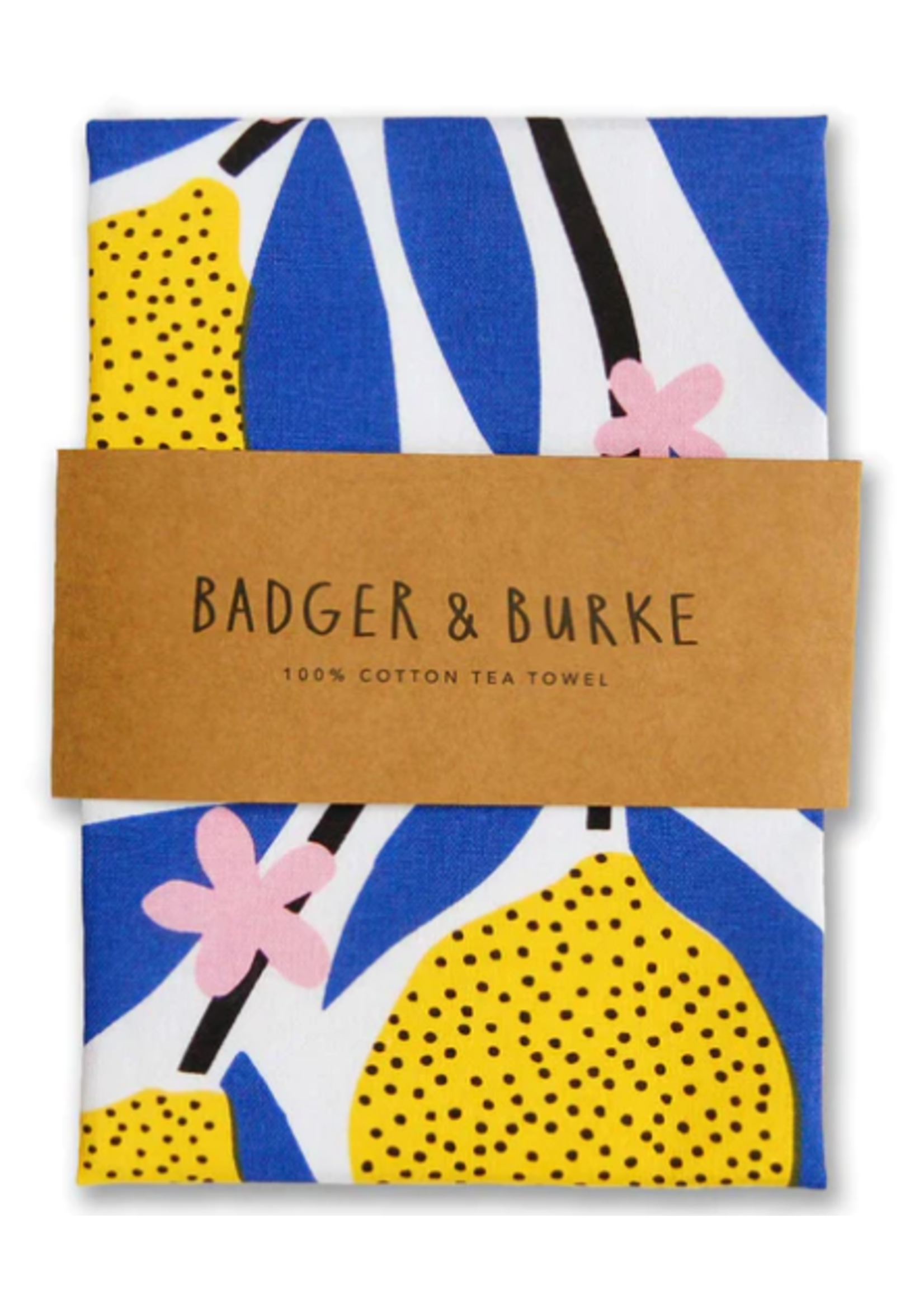 Badger & Burke Lemon Branch Tea Towel
