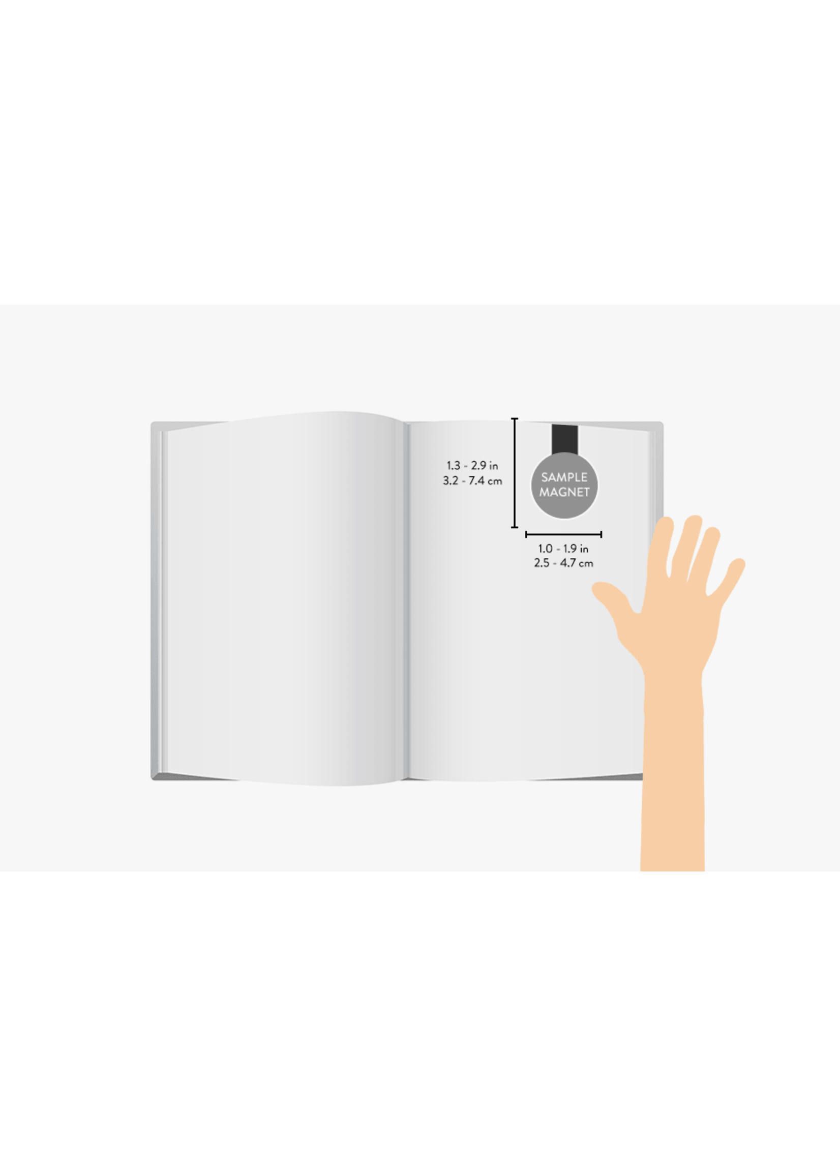 Impaper Fortune Cookie Magnetic Bookmark
