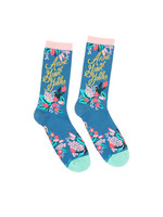 Out of Print Anne of Green Gables Adult Socks Puffin in Bloom