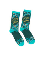 Out of Print Puffin in Bloom: Little Women Adult Socks