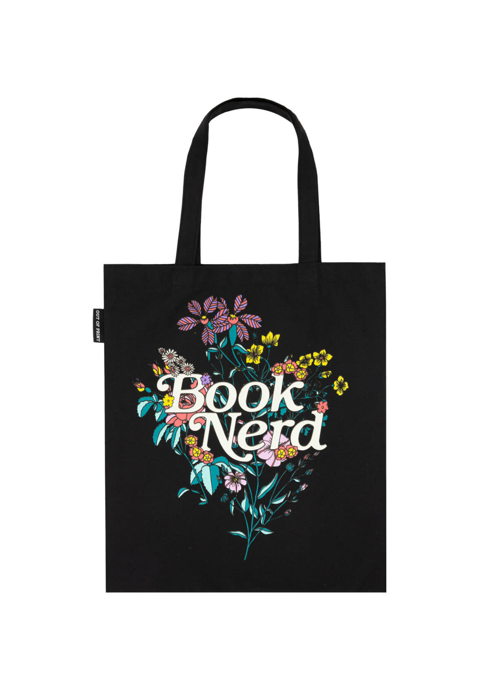Out of Print Book Nerd Floral - Tote