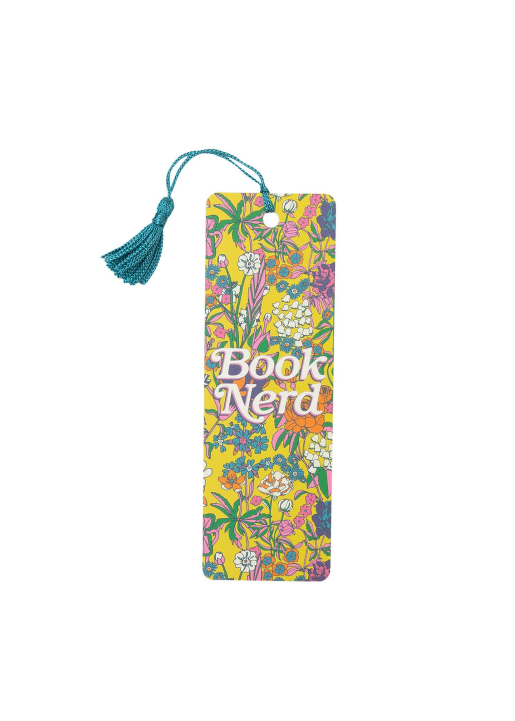 Out of Print Book Nerd Floral - Bookmark