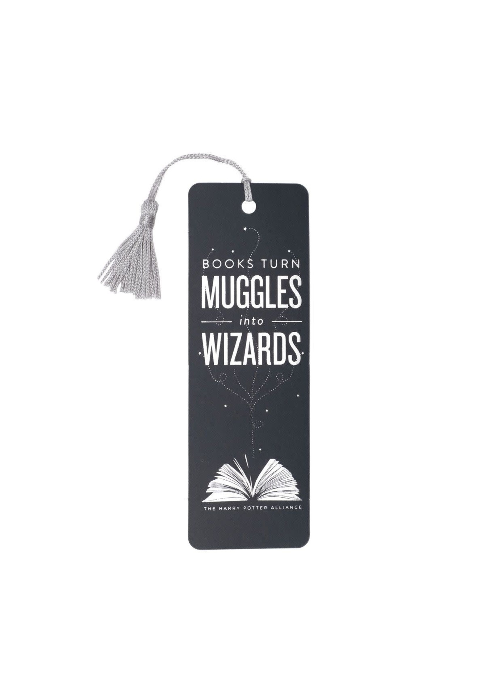 Out of Print Books Turn Muggles into Wizards Bookmark