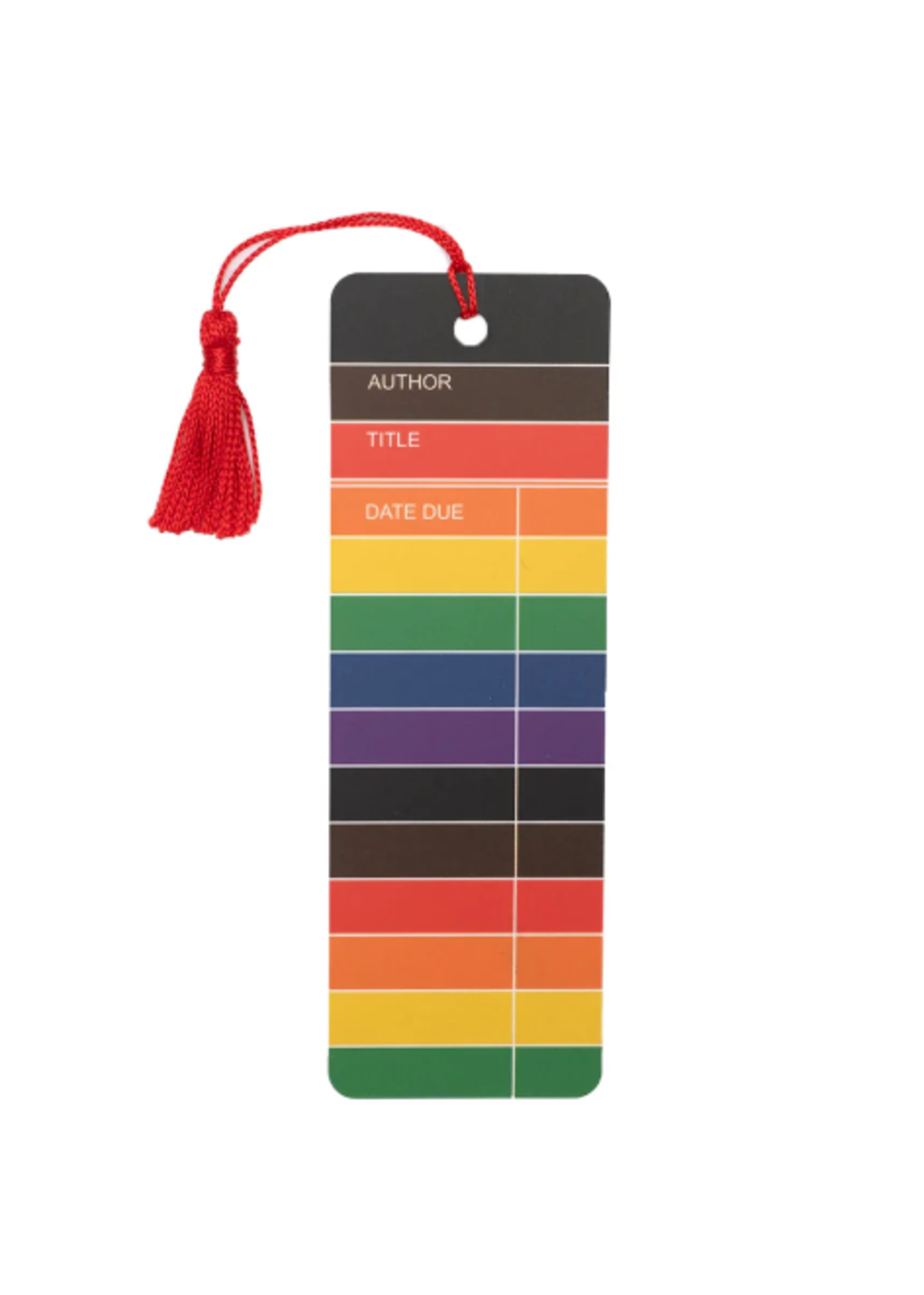 Out of Print Library Card Pride Bookmark