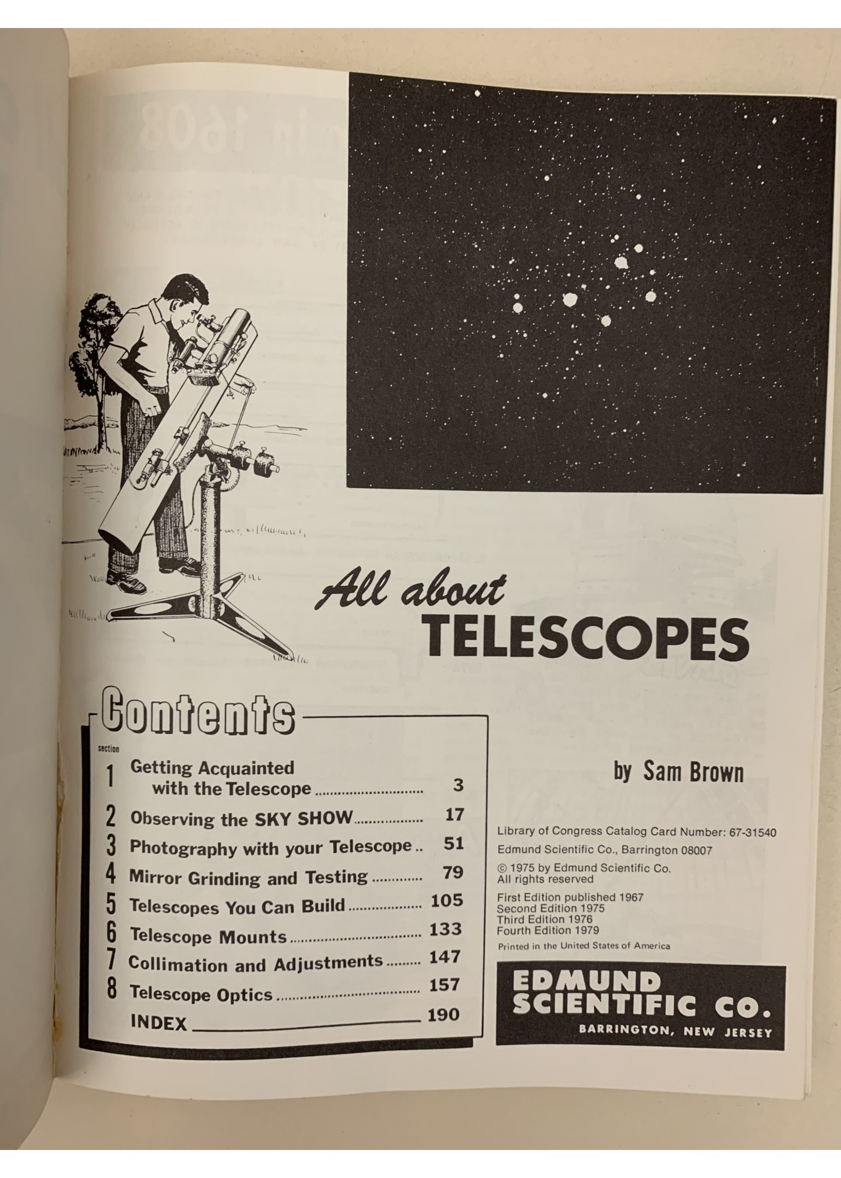 All About Telescopes by Sam Brown