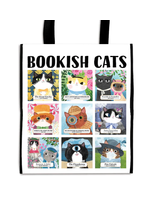 Mudpuppy Bookish Cats Reusable Bag