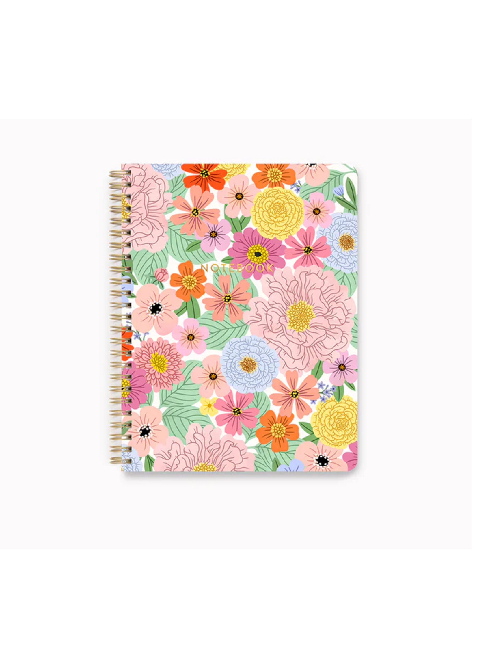 Linden Paper Co Summer Floral Spiral Notebook