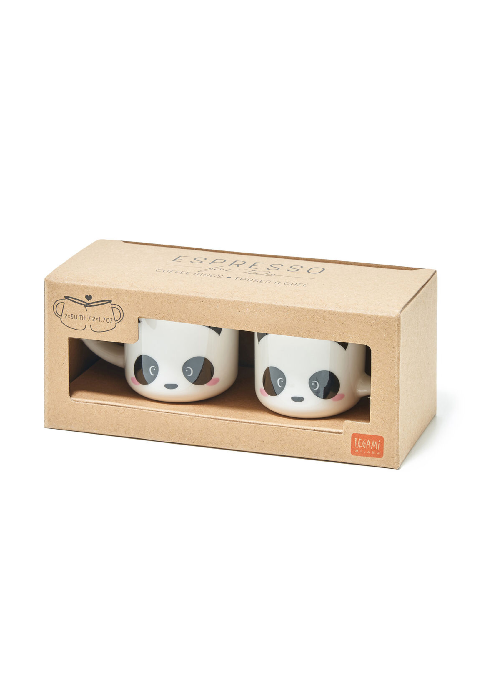 Espresso for Two Panda - Bookmark, The Library Store