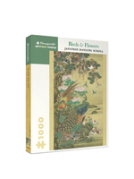 Pomegranate Birds and Flowers Japanese Hanging Scroll 1000pc Puzzle