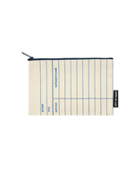 Out of Print Library Card Natural Pouch Tote