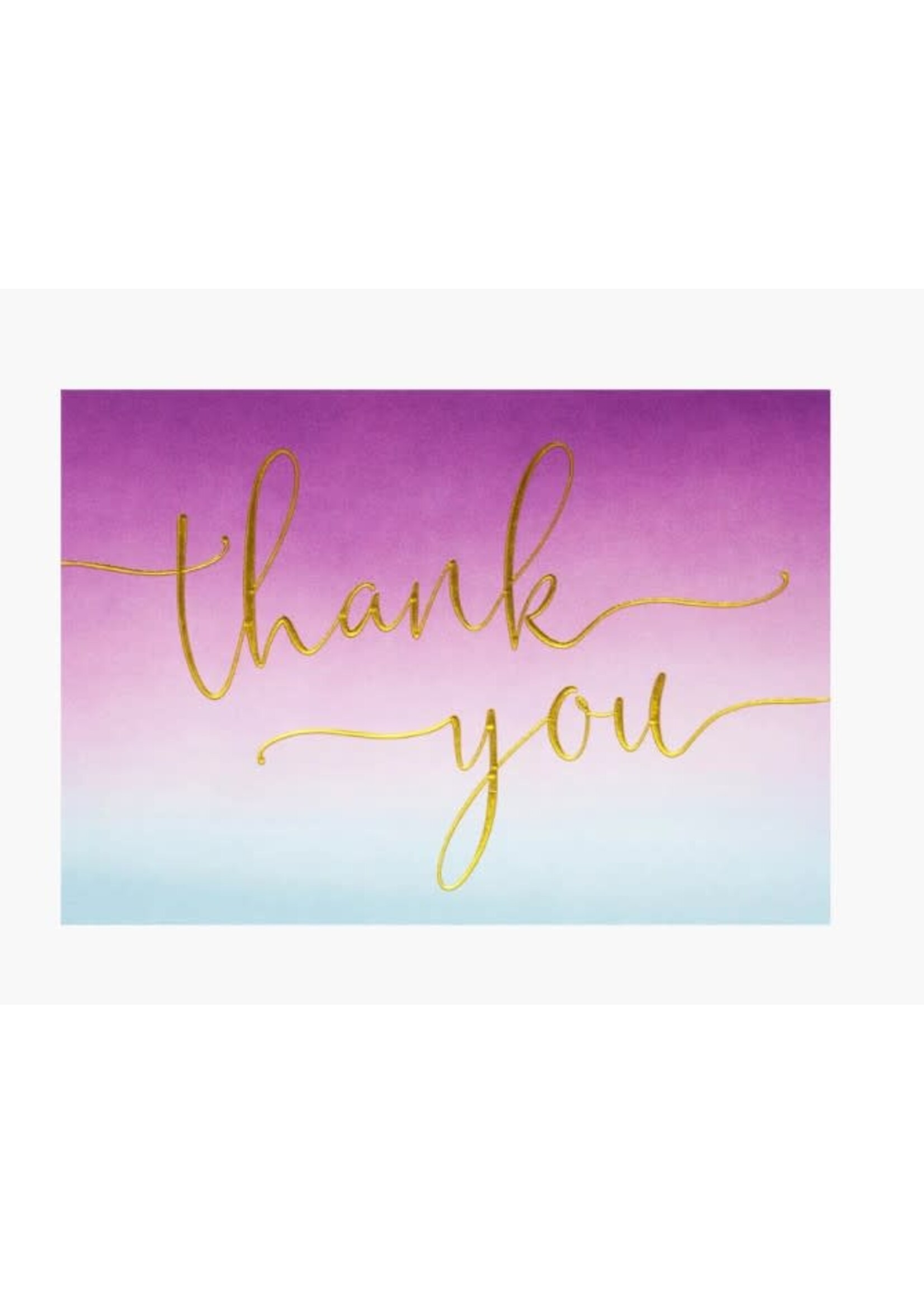 Peter Pauper Press Boxed Note Cards: Thank You Amethyst