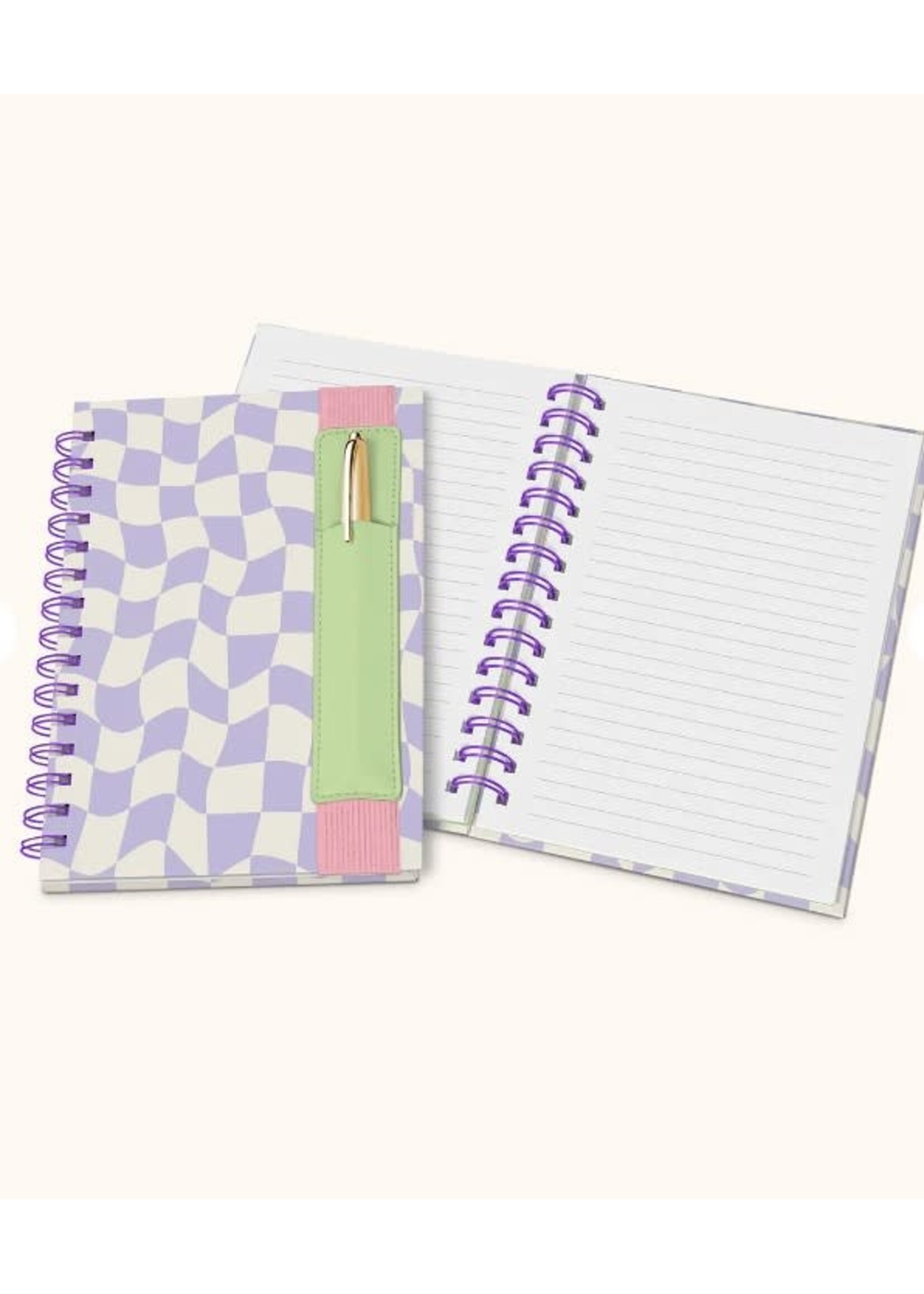 Studio Oh! A Mirage of Thoughts Oliver Spiral Notebook with Pen Pocket
