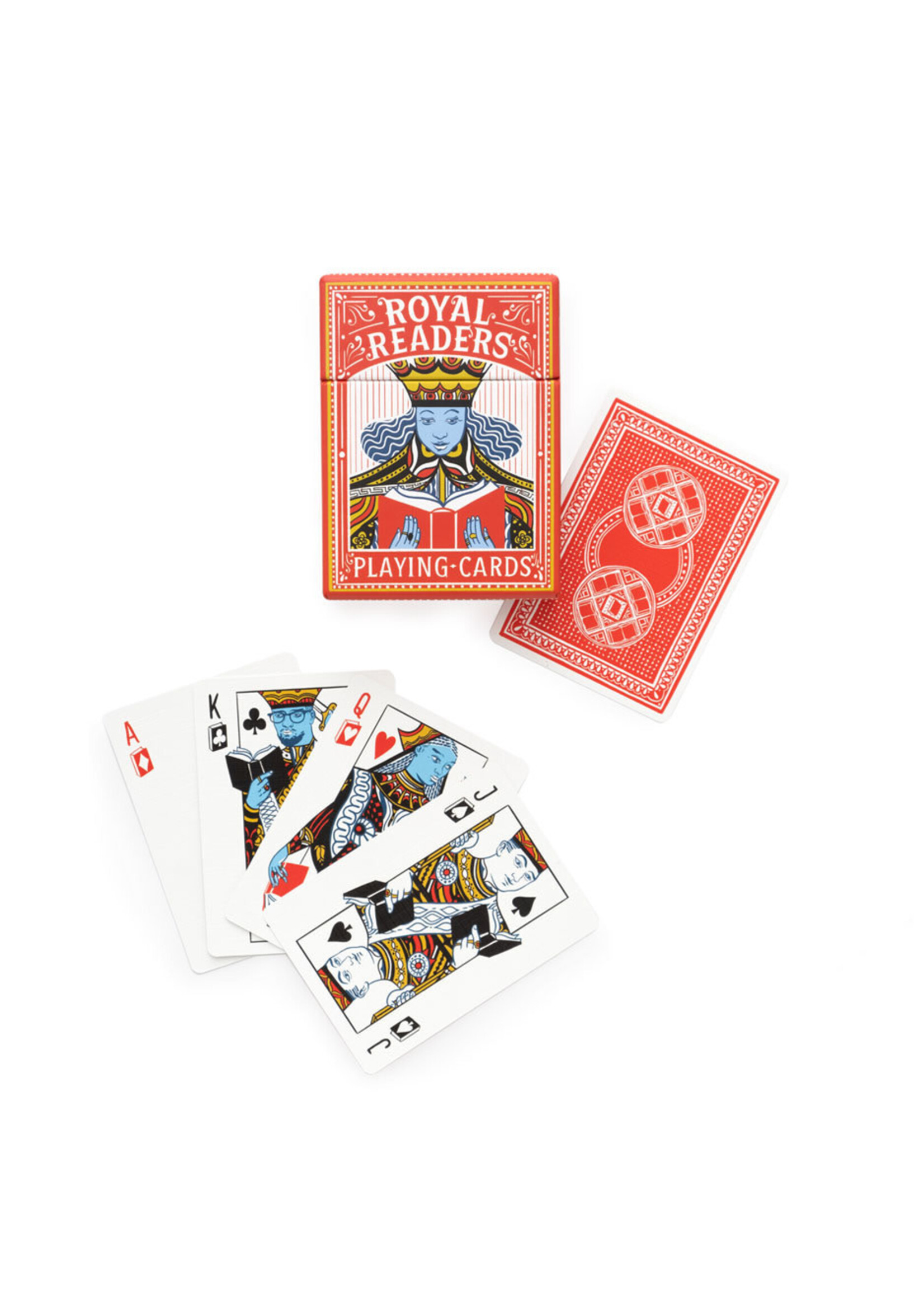 Out of Print Royal Readers Playing Cards