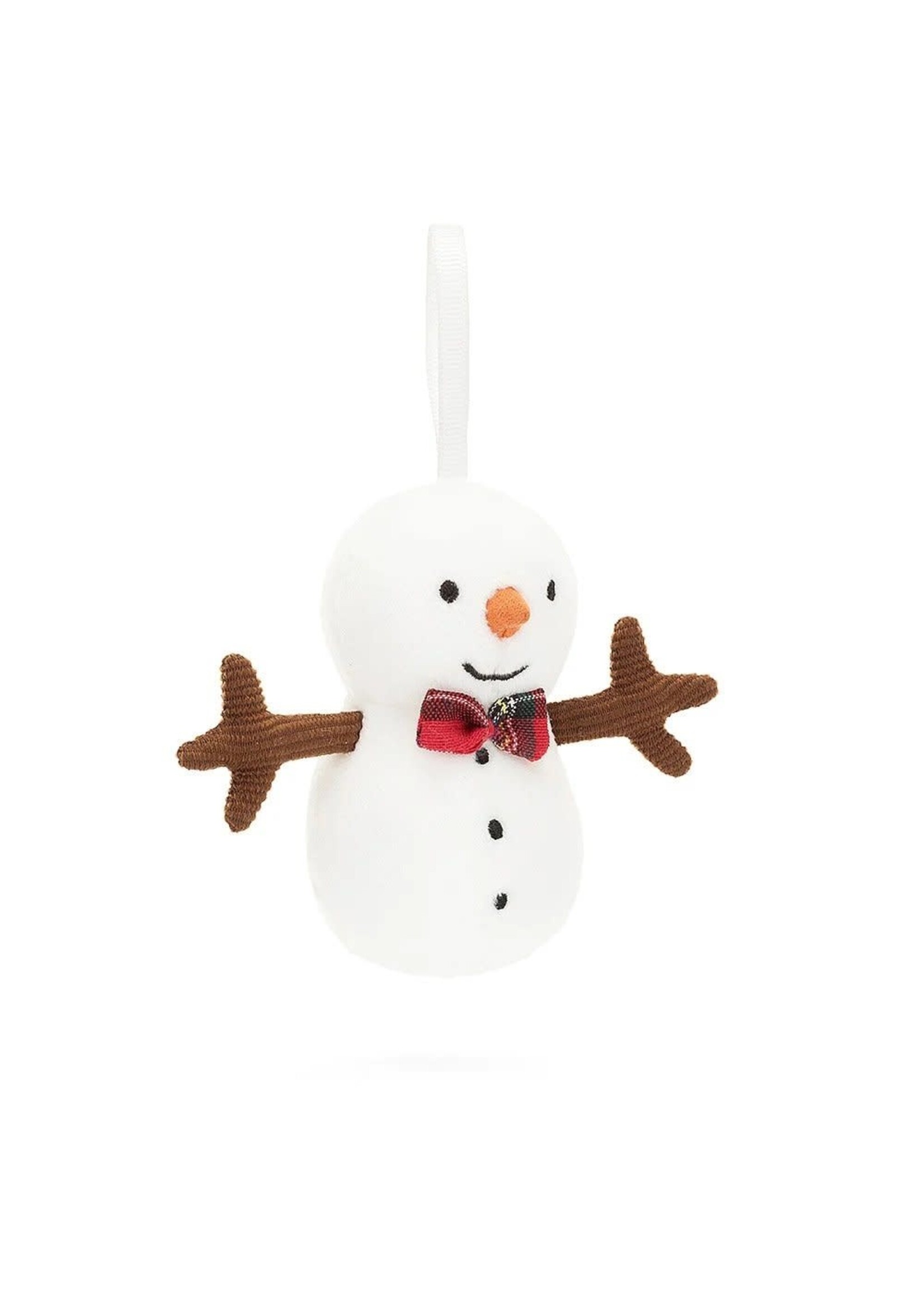 Jellycat Festive Folly Snowman Plush Ornament