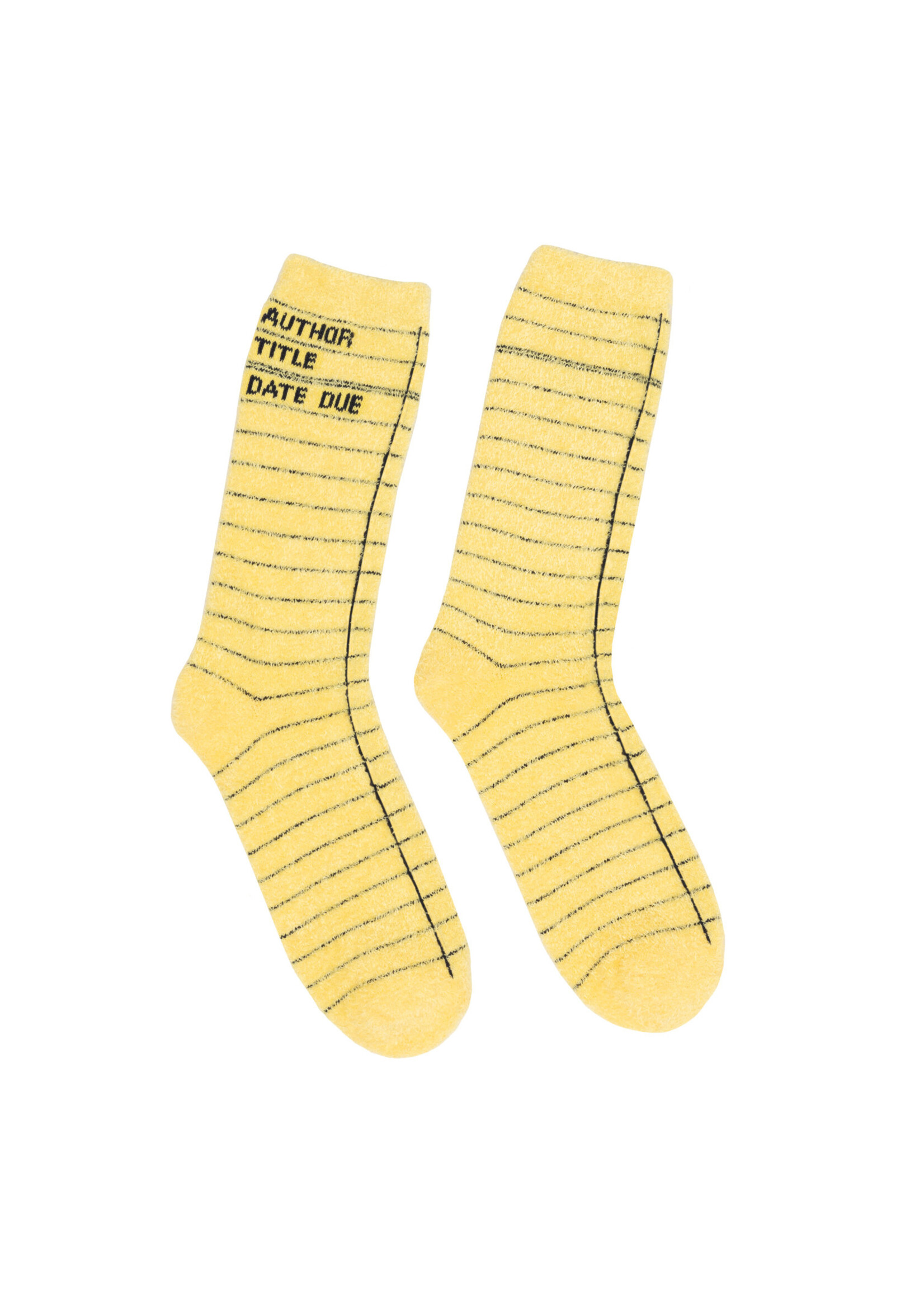 Out of Print Library Card Cozy Socks - Adult