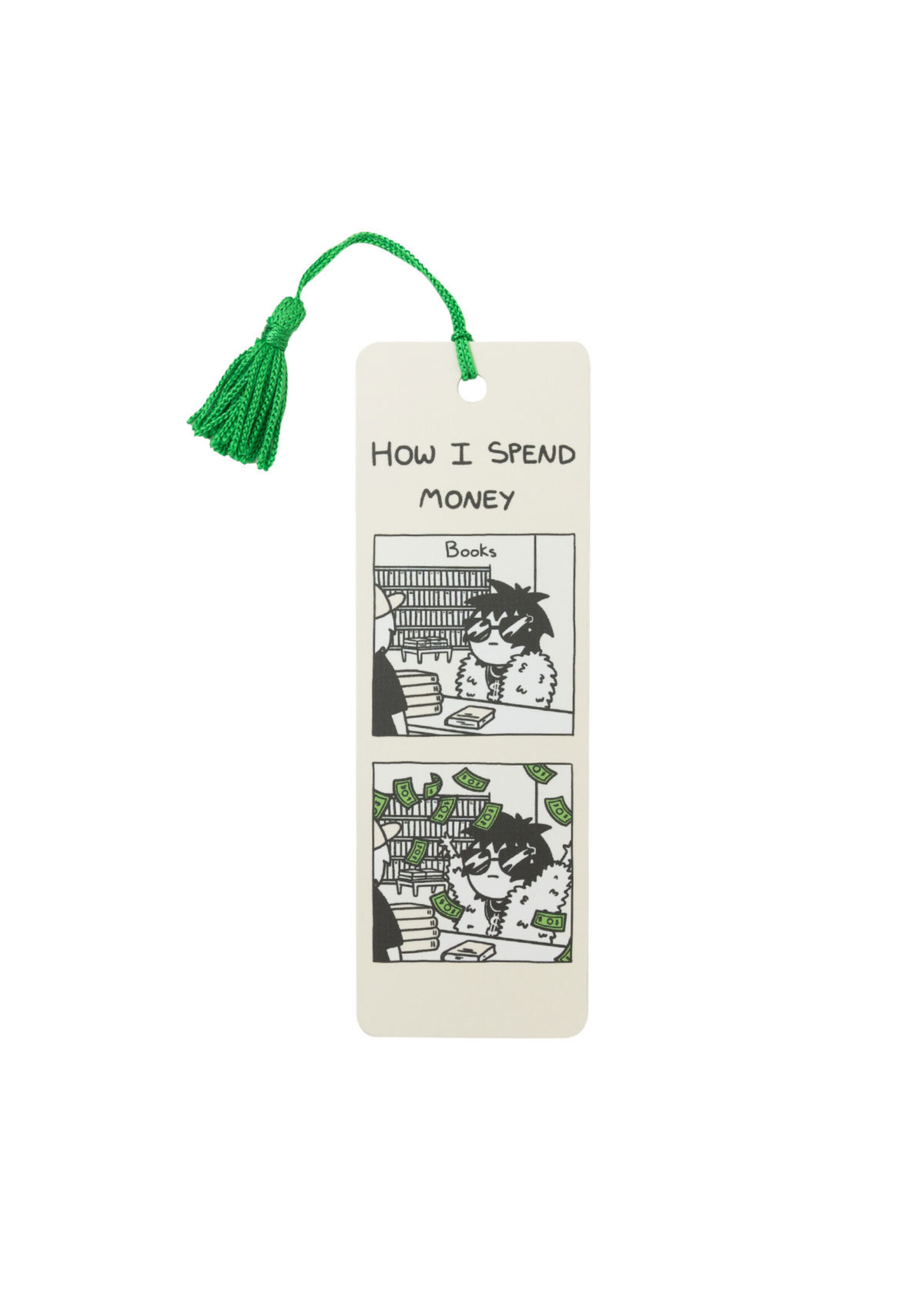 Out of Print Sarah Scribbles How I Spend Money Bookmark