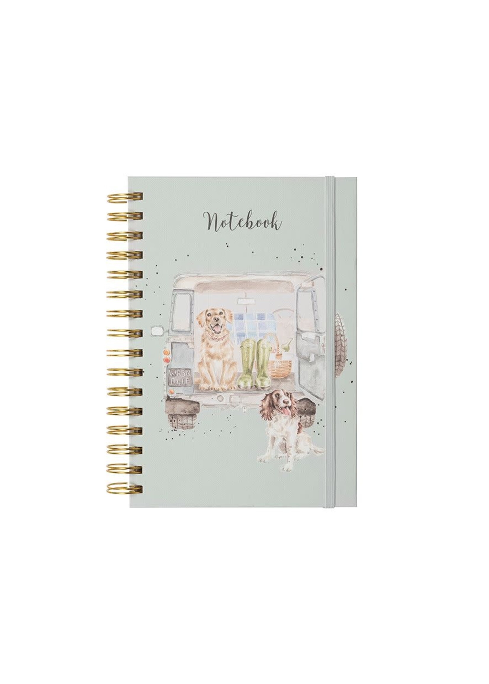 Wrendale Designs Paws for a Picnic Green A5 Dog Notebook