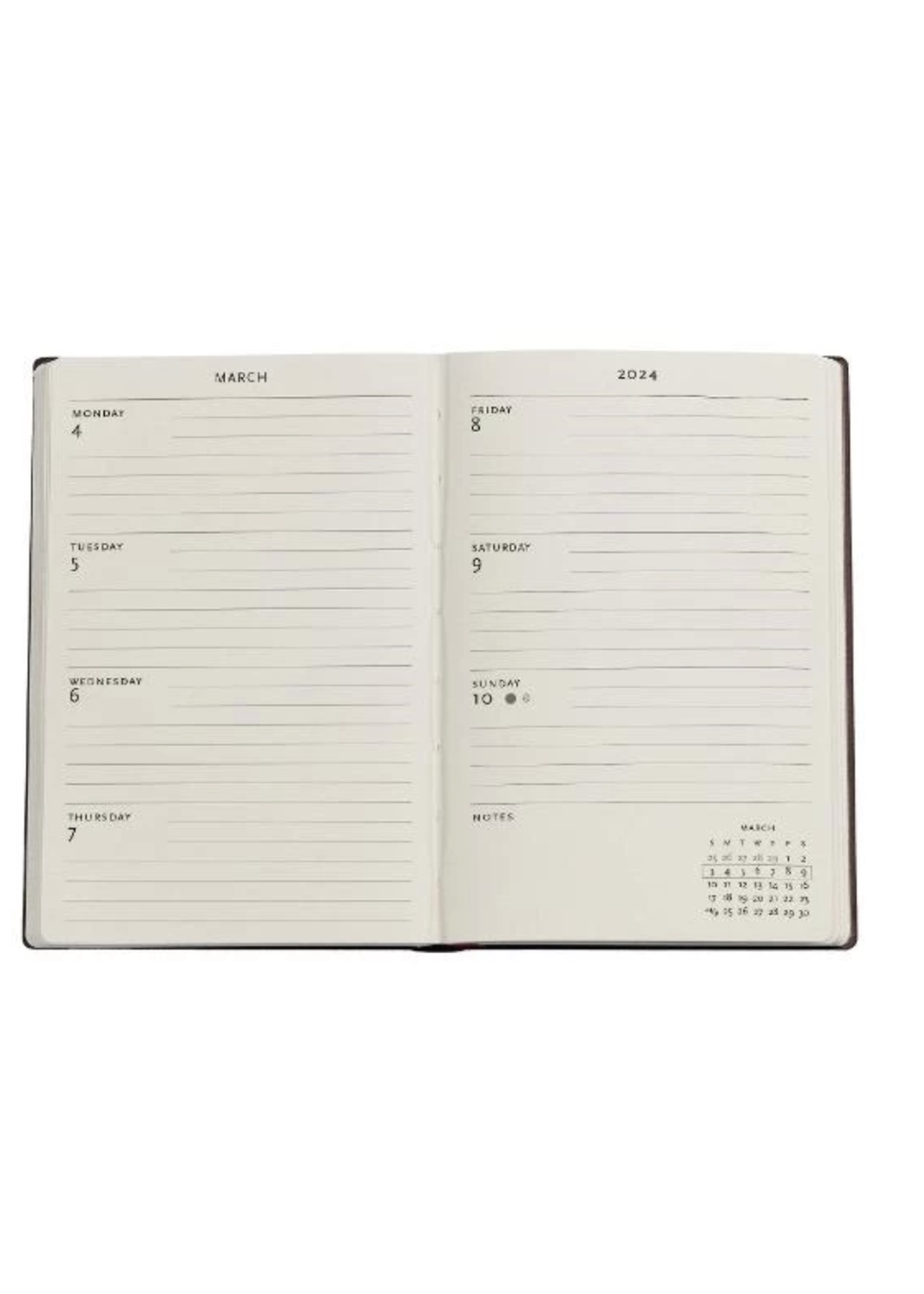 Diamond Jubilee Midi Flexi 2024 Weekly Planner - Bookmark, The Library Store