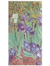 2024 Van Gogh's Irises 12 Month Planner Slim - Bookmark, The Library Store