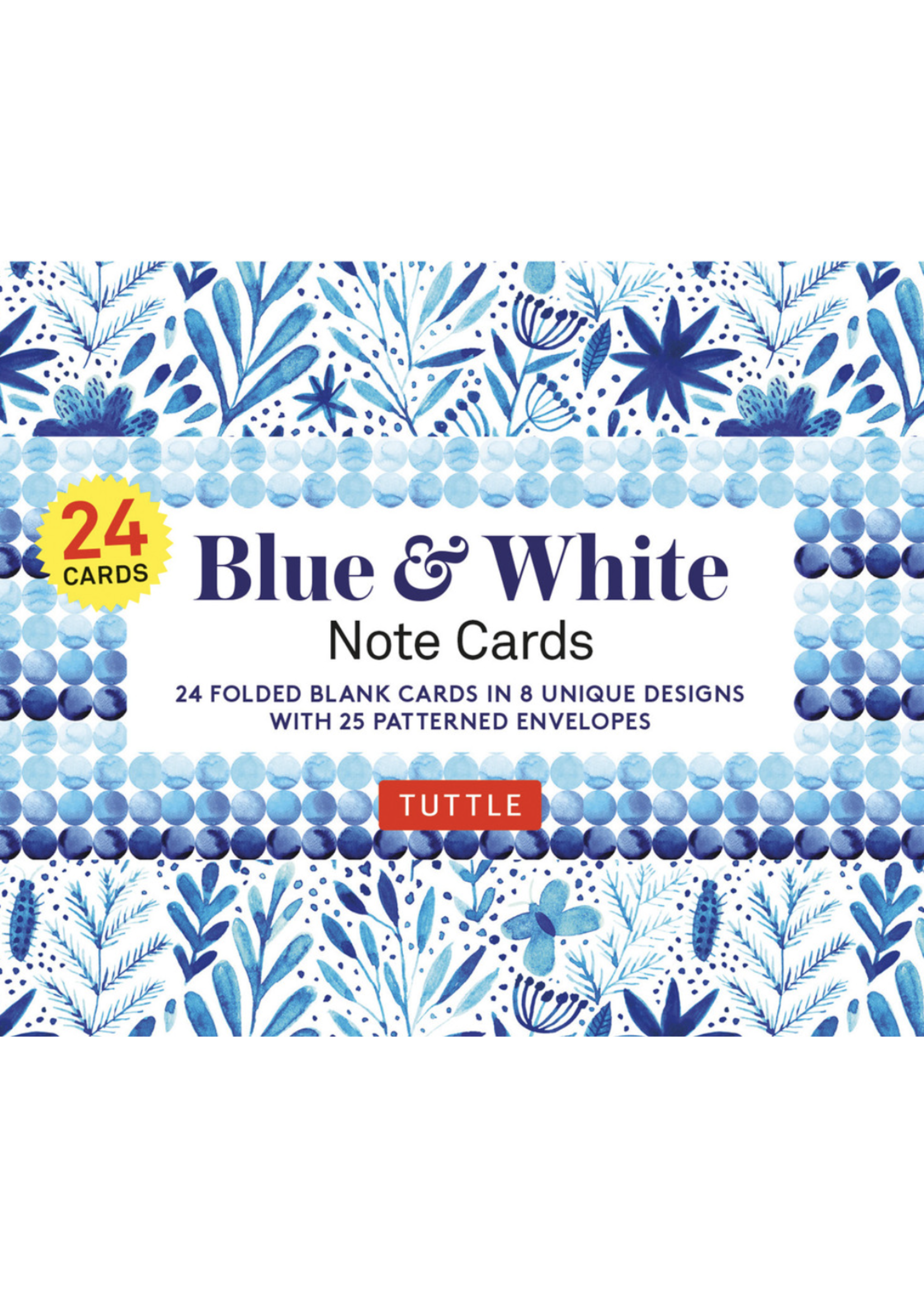 Tuttle Publishing Blue and White Notecards