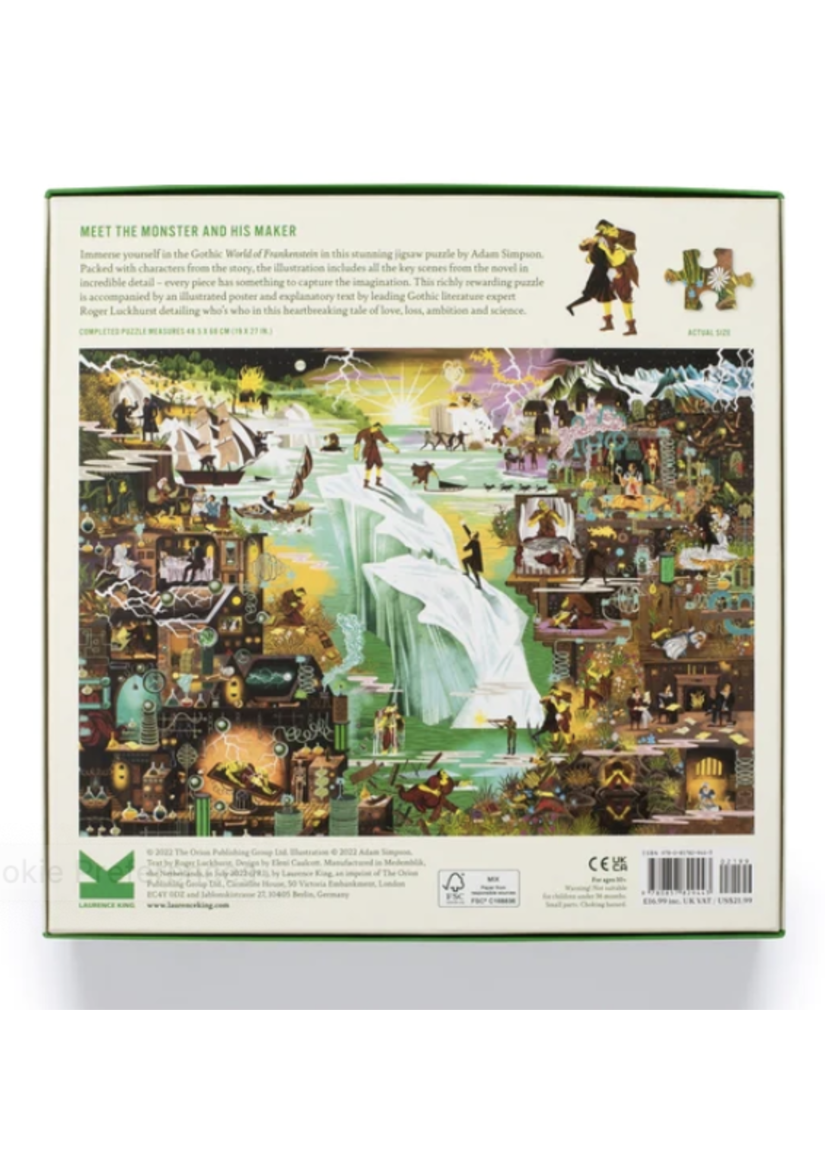 Laurence King World of Frankenstein 1000 pieces Puzzle