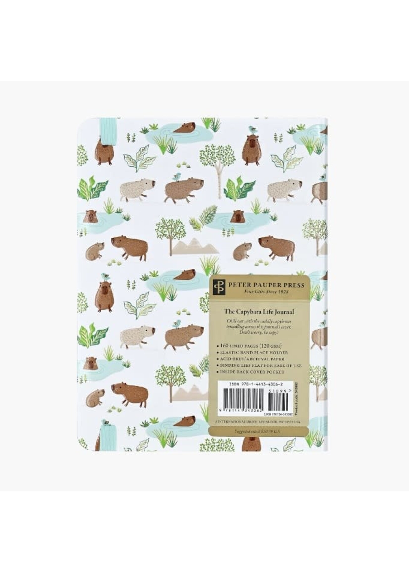 Peter Pauper Press Capybara Life Medium Journal