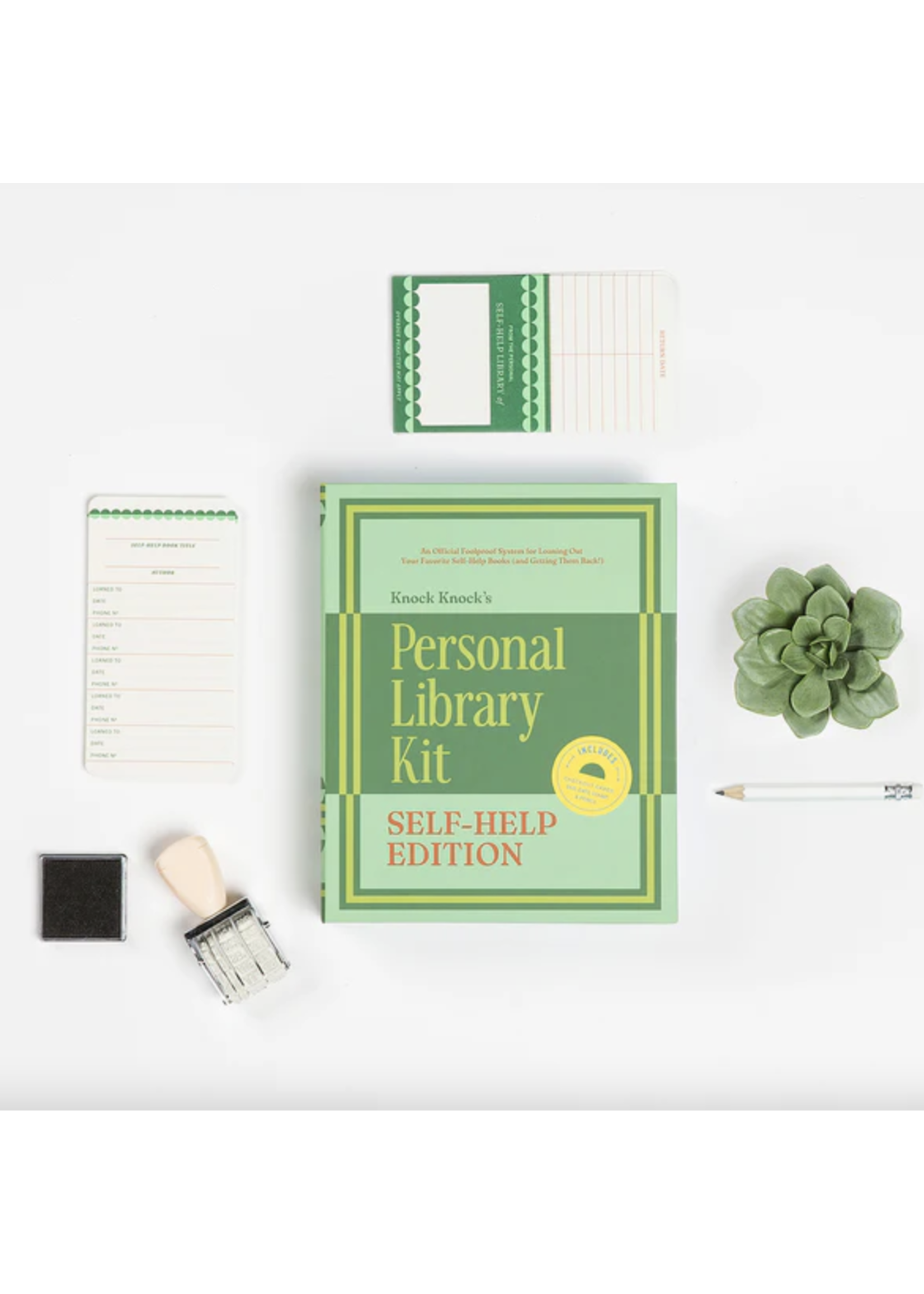 Knock Knock Personal Library Kit Self-Help Edition