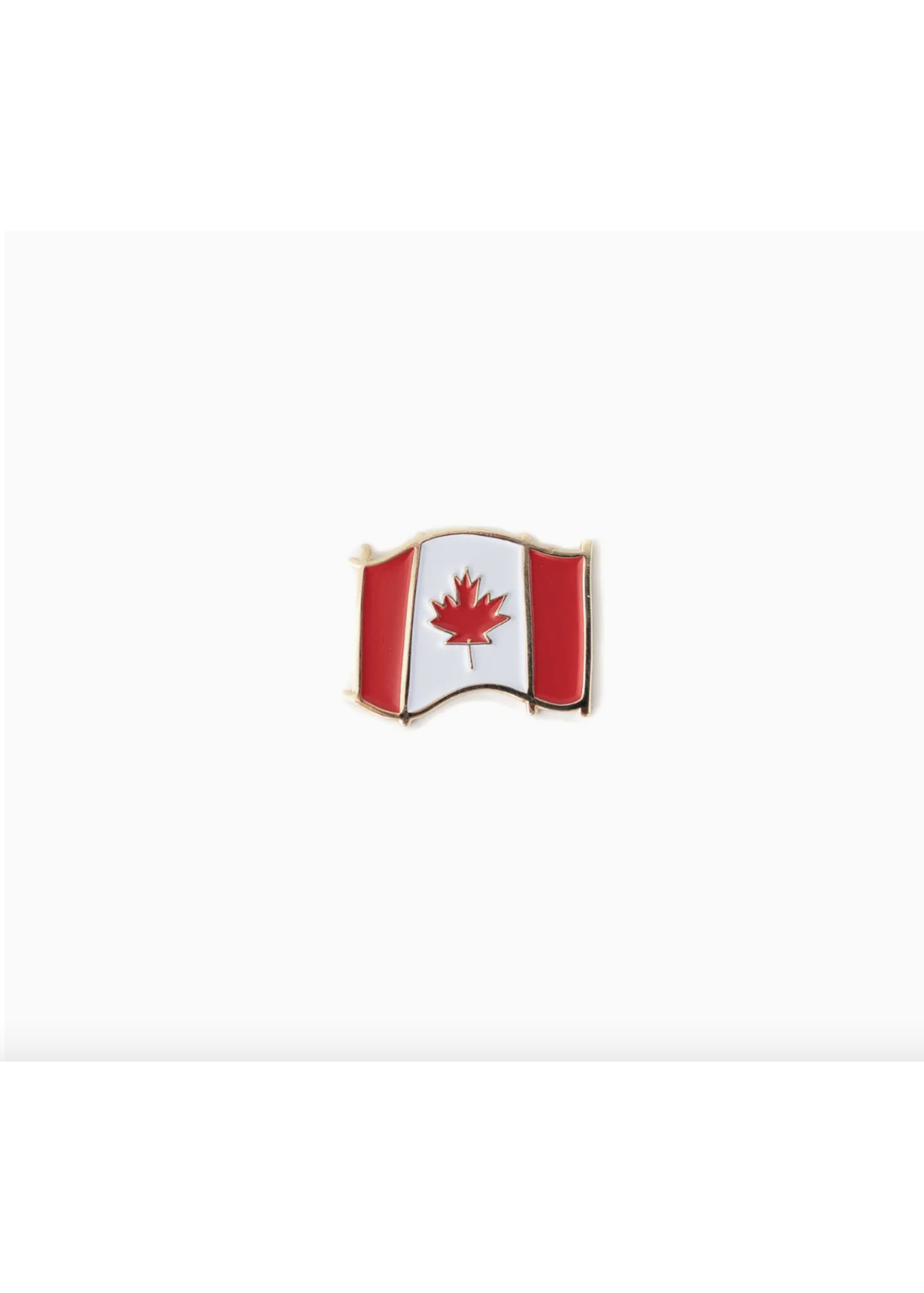 Carolyn Draws Canada Flag Enamel Pin